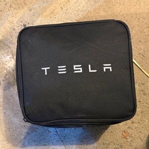 Tesla Trailer hitch with Black Travel/Accessory Case with White Logo